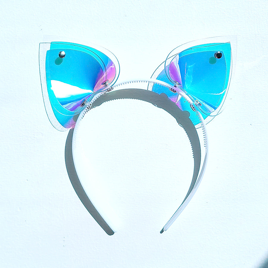 Cyber Holographic Ear Headband