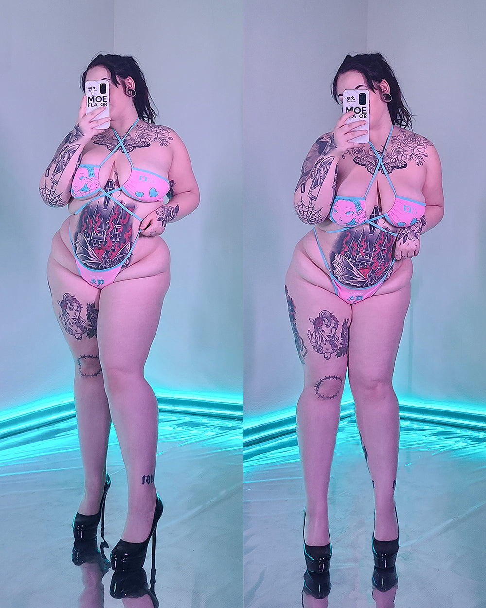 Love - Retro Charm Anime Swimsuit