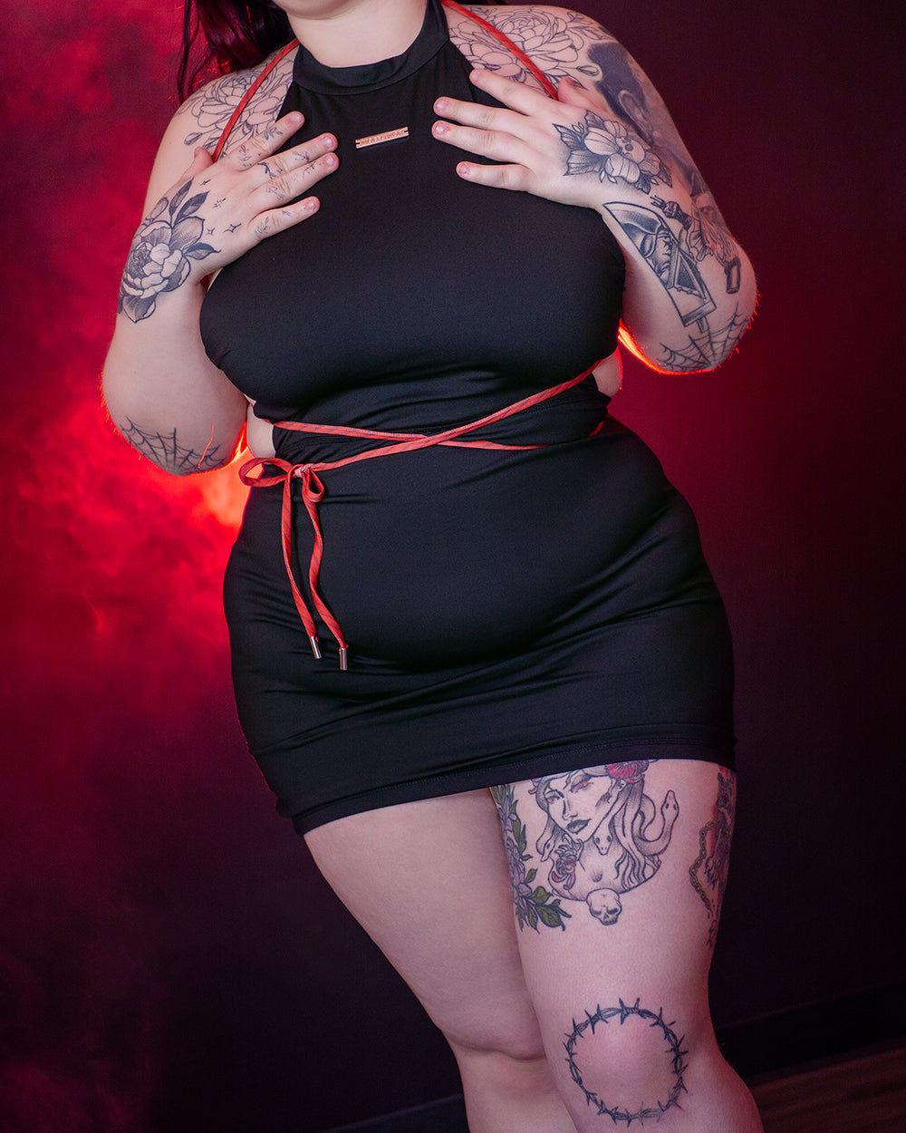 Kill Shibari Crossed Out Dress